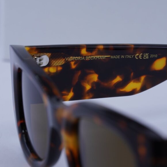 Victoria Beckham VB654S 234 Oval Sunglasses – Havana/Brown - Picture 8 of 11